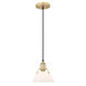 Orwell 1 Light 8 inch Brushed Champagne Bronze Pendant Ceiling Light